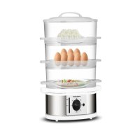 摩飞电器(Morphyrichards) MR1148 电蒸锅 多功能电蒸笼三层9L