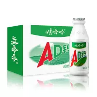 娃哈哈ad钙奶牛奶风味饮料儿童品乳酸甜奶220g*8瓶