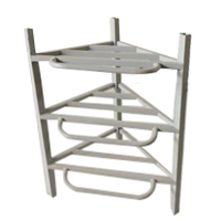 创世人 钢制脸盆架转角收纳架置物架 500*500*600mm