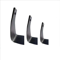 旋耕机刀片打地旋耕犁耐磨微耕刀七子刀拖拉机配件,七字刀175型 柄30孔12(左旋右旋各10把,共20把)