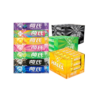 荷氏薄荷糖口香糖清凉糖果水果味提神清凉 青柠口味薄荷糖 34g -单条