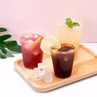 一次性杯子航空杯加厚硬质塑料杯商用家用透明硬水杯 100支/包