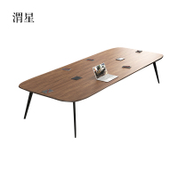 渭星会议桌工作桌培训桌小型洽谈桌长4.2米宽1.38米[工厂现做 7天内发货]