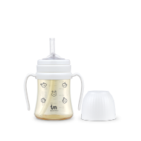 toviandmolly托比莫莉宝宝吸管杯ppsu水杯婴儿童喝奶学饮杯奶瓶白色180ml