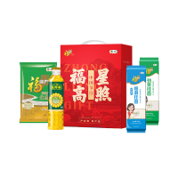 大荒金老农米面油随手礼系列1福临福星高照粮油套装A5