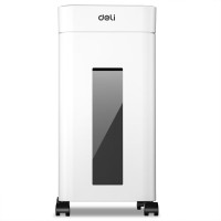 得力9924碎纸机(白)(台)平板系列办公碎纸机保密碎纸机(白色)(台)