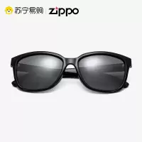 Zippo 网红黑色方框墨镜潮男女高级感ins太阳眼镜开车偏光镜11108