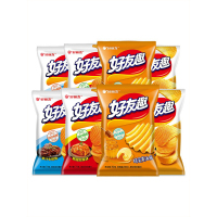 好丽友好友趣薯片休闲食品小吃解馋小零食 蜂蜜黄油味70g*6袋