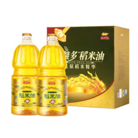 金龙鱼谷维多双一万稻米油(礼盒装) 1800ml*2