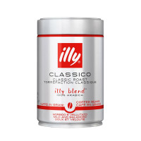 意利 咖啡豆 黑咖啡意式 中度烘焙阿拉比卡咖啡豆250g/罐 一罐装