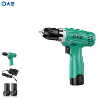 大艺充电手电钻无线电钻电动螺丝刀电起子T22双速[12V双电标配]
