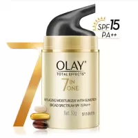玉兰油(OLAY)多效修护防晒霜50g SPF15 PA++隔离紫外线 七效滋养霜夏日礼物