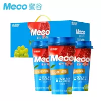 香飘飘奶茶新升级Meco蜜谷果汁茶红石榴白葡萄口味400ml*15杯整箱装 AJ0803