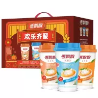 香飘飘奶茶欢乐齐聚15杯整箱礼盒装原味麦香白桃3种口味1.2kg AJ0818