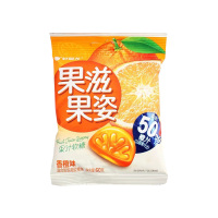 好丽友 果滋果姿 香橙味 60g*5袋 水果果汁橡皮糖小吃零食