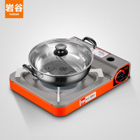 岩谷 Iwatani BDZ-152-DM+鸳鸯锅 卡式炉便携烧烤炉子 户外炉具野营燃气炉野外野炊瓦斯炉(不含气罐)