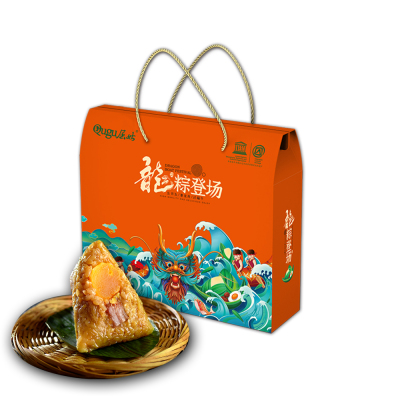 湖北三峡秭归龙粽登场粽子礼盒脐橙粽端午节早餐特产速食10粽4蛋1240g/箱