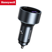 霍尼韦尔 车载充电器快充 点烟器充电器一拖二华为车载充电器苹果小米充电器充电头 HZF2