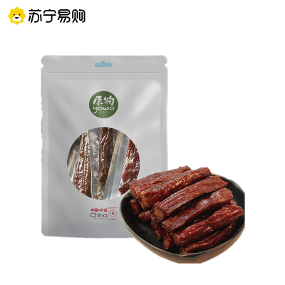 苏宁极物原物呼伦贝尔手撕风干牛肉干代餐小零食小吃袋装特产熟食真空牛肉干