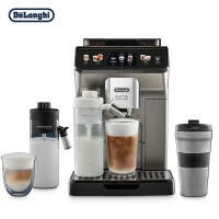 德龙(Delonghi)咖啡机 探索者 全自动咖啡机 家用 原装进口 智能互联 触控操作 ECAM450.76.T