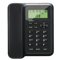 办公有绳电话机座机 固定电话 CORD281A黑色