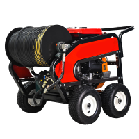 JUNXU 高压管道疏通机 18马力柴油40升180压力 工业泵