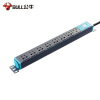 公牛(BULL)PDU机柜插座 新国标插排/插线板/插座 E108DT-16A 1.8米盒装3*1.5平方线