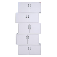 森拉堡钱柜 档案柜铁皮柜办公柜分体五节柜常规实用款zc