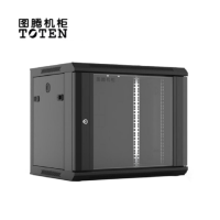 图腾(TOTEN)W2.6412 挂墙柜 网络机柜 可落地机柜 12U机柜 黑色