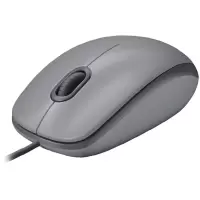 罗技(Logitech)M111有线USB有线光电鼠标 灰色 罗技原装