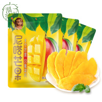 溜溜梅优选装尼嗒芒果干100g*3袋果干休闲零食小吃水果干果脯蜜饯