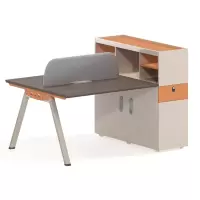 秦鑫(QINXIN)S915办公台双人位1600mm*1200mm*1100mm