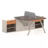 秦鑫(QINXIN)S965双人办公桌位1200mm*2400mm*750mm