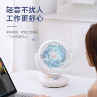 美的(Midea)电风扇GAF18AP空气循环扇家用电风扇空调伴侣遥控节能省电台立两用摇头落地扇卧室客厅低噪对流