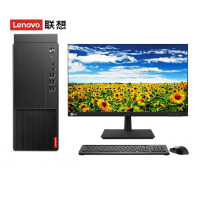 联想(Lenovo)启天M455 i5-12500 8G 1T+128G 23.8英寸显示器 S24 商用办公台式机定制