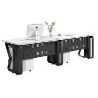 秦鑫(QINXIN) 阳光白 9008 并排双人位 2400*600*750