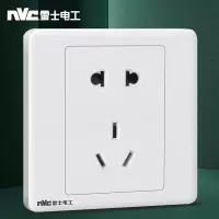 雷士 正5孔 开关插座 五孔插座86型 白色 (SL) 单位:个