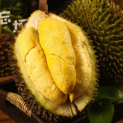 [西沛生鲜]顺丰快递 马来西亚进口液氮猫山王D197榴莲 3.5-4斤 保4房 软糯香甜 新鲜水果 西沛