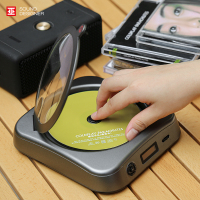 巫(wu)单曲人生W CD机高保真大推力CD随身听蓝牙怀旧复古CD专辑播放器 铁灰