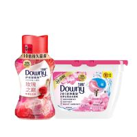 当妮(Downy) 护衣留香珠红玫瑰香150克/瓶+洗衣凝珠淡粉樱花244克(19颗) DN00-008