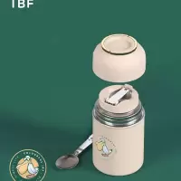 艾博菲(IBF)渡渡鸟焖烧杯316不锈钢焖茶杯850ml大容量保温保冷 IBF2218G