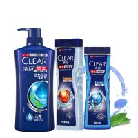 清扬(CLEAR) 男士去屑洗发露活力运动薄荷型650g+活力沐浴露400g+冰凉沐浴露200g