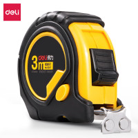 得力(deli)8207全包胶钢卷尺3米钢卷尺卷尺测量工具米尺