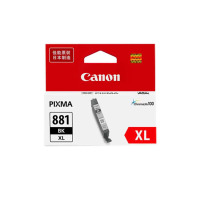 佳能(Canon)CLI-881 XL BK大容量染料黑色墨盒