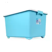 储物箱 茶花/CHAHUA 28021T 大号 55L 蓝色 1个