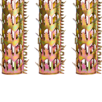 俊越安防爬刺围墙防盗刺 燃气管着卡扣防爬刺50*50含罗丝