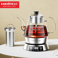 金灶(KAMJOVE) E-85 喷淋式煮茶器 蒸汽喷淋煮茶壶玻璃电茶壶 喷淋式煮茶器