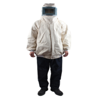 帆布平框防砂衣HH1098-1+帆布防砂裤HH1093-B 均码 货期5-10天