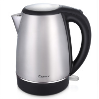 齐心(COMIX)C-8802 电热水壶 银白(单位:个)