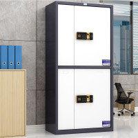 臻远ZY-BMCZ-11电子保密柜灰白套色通双节指纹锁保密柜 1850*900*420